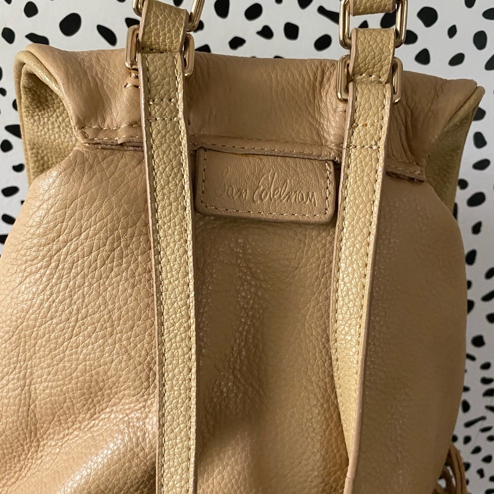 Drawstring Closure Backpack Purse With Tassel - image 7